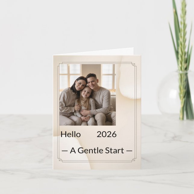 — A Gentle Start — Card (Front)