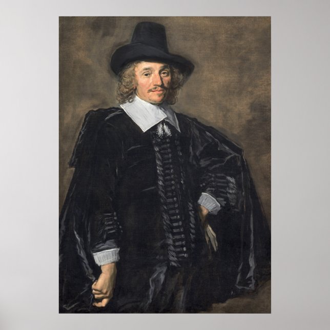 A Gentleman - Frans Hals Fine Art Poster (Front)
