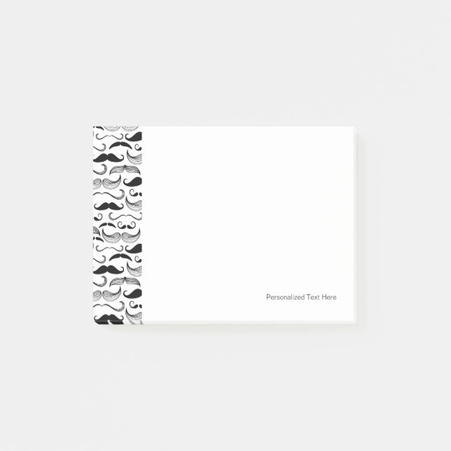 A Gentlemen's Club. Moustache pattern 2 Post-it Notes (Front)