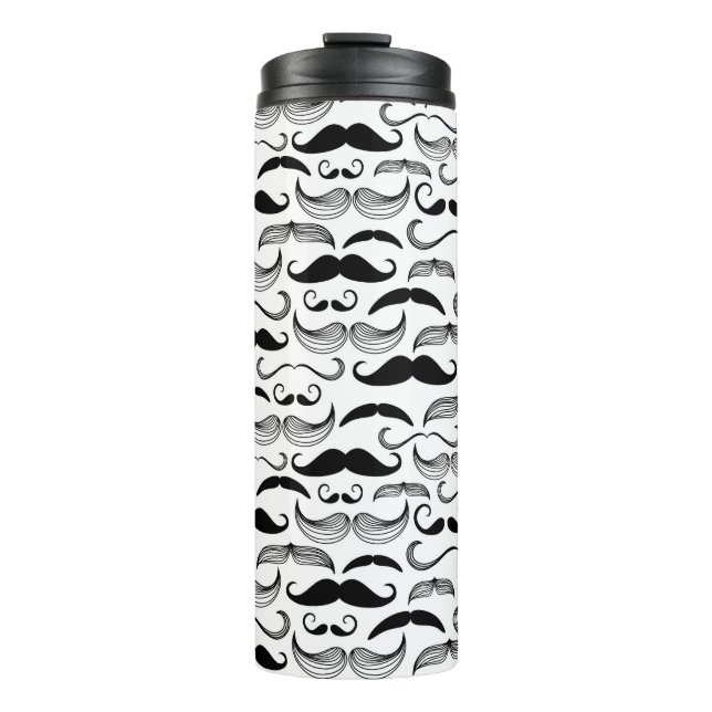 A Gentlemen's Club. Moustache pattern 2 Thermal Tumbler (Front)