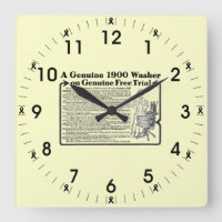 A Genuine 1900 Washer Wall Clock