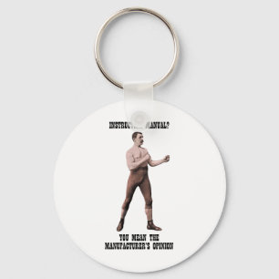 A Genuine Overly Manly Man Key Ring