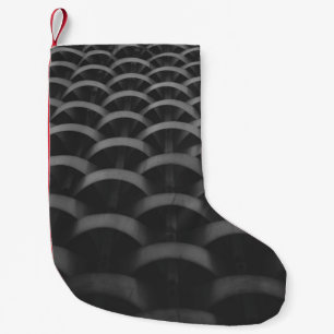 A geometric pattern at ?????????? small christmas stocking