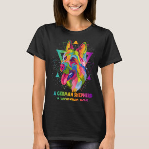 A German Shepherd a Working Dog Shepard German Do T-Shirt