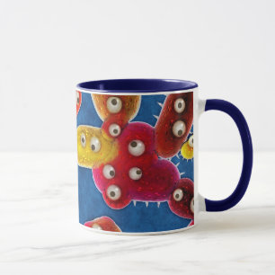 A Germaphobe's Nightmare City of Germs Mug