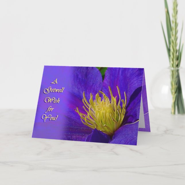 A Getwell Wish For You Card (Front)