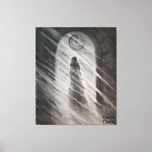 A ghost canvas print