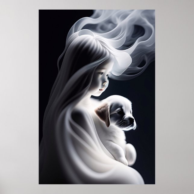 A Ghost Girl And Her Dog 1 Poster (Front)