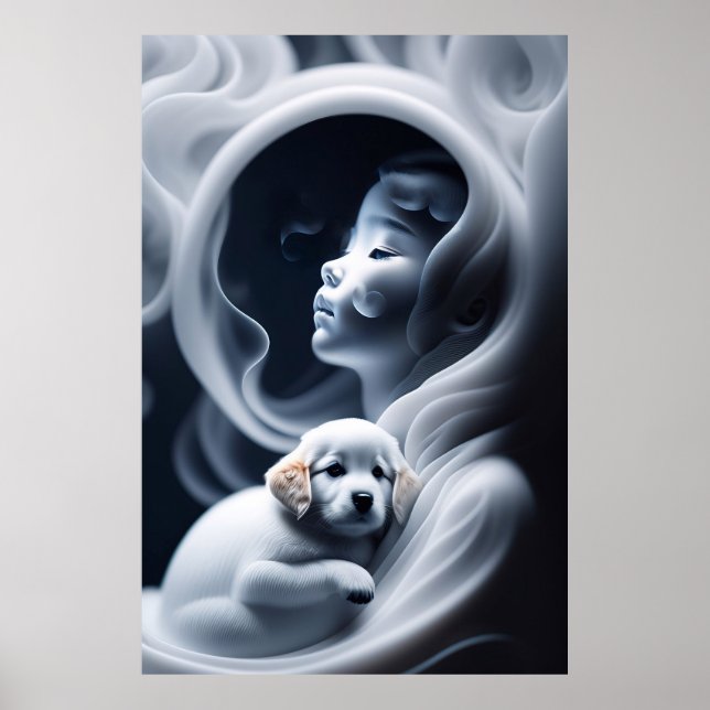 A Ghost Girl And Her Dog Poster (Front)