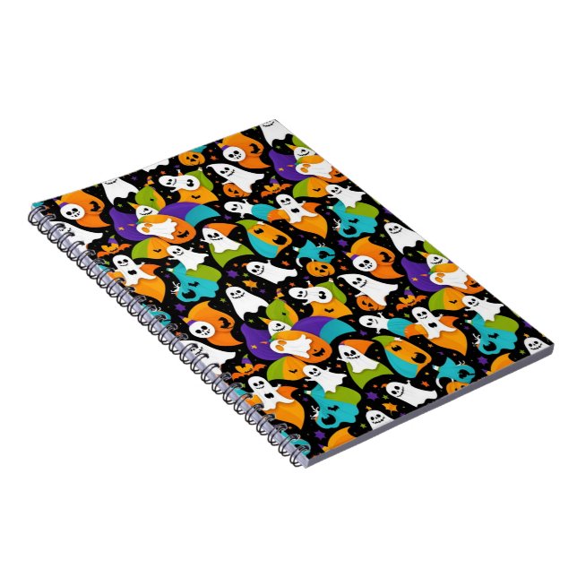 A Ghostly Halloween pattern Notebook (Right Side)