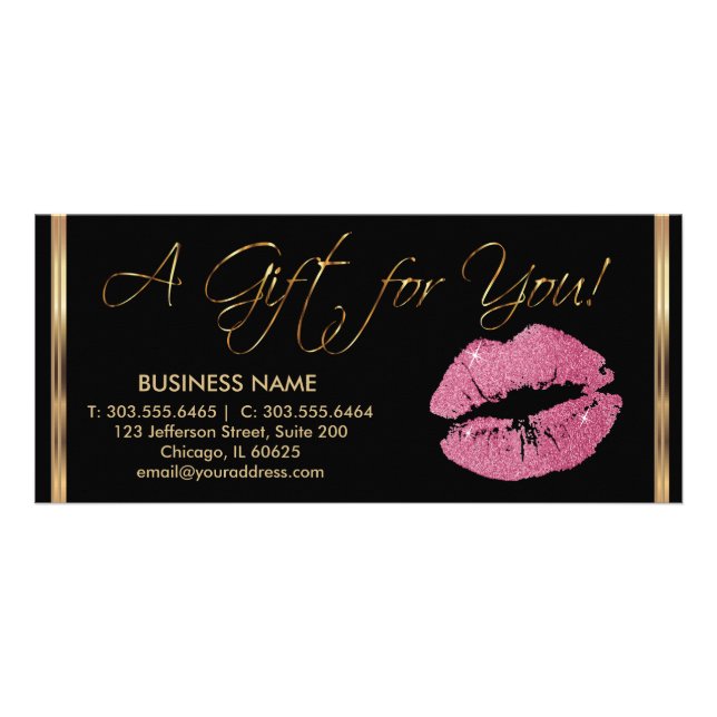 A Gift Certificate Pretty Pink Lipstick (Front)