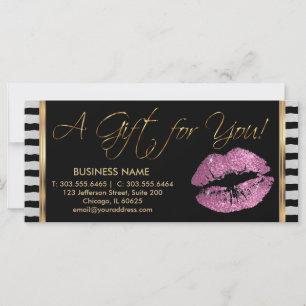 *A Gift Certificate So Pink Lipstick Business 3