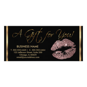 A Gift Certificate with Rose 💋 Lips
