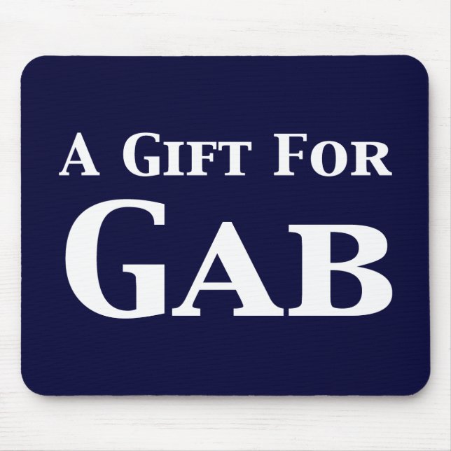 A Gift For Gab Gifts Mouse Mat (Front)