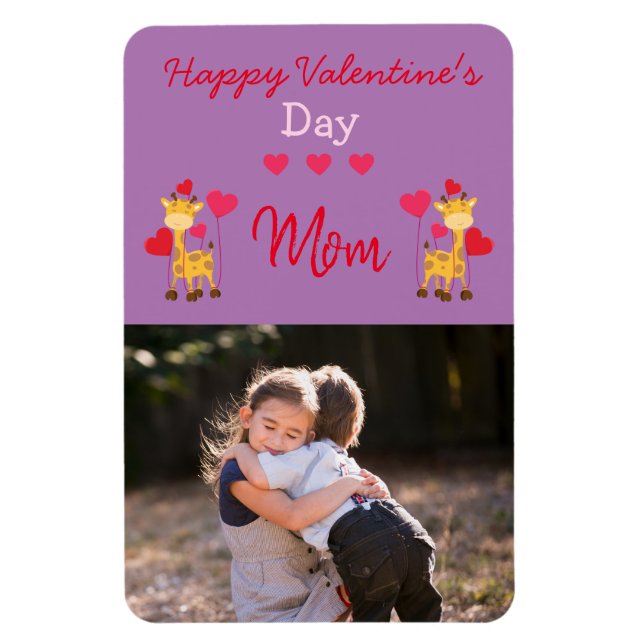 A gift for mum on Valentine's Day Magnet (Vertical)