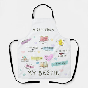A Gift From  My Bestie Apron