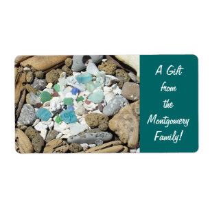 A Gift from the Custom Name Family gift tags label