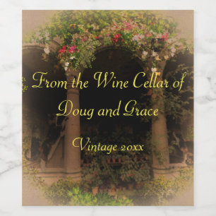 A Gift From the Wine Cellar Wine Label