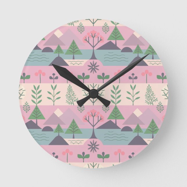 A gift full of sincerity,Pillow Round Clock (Front)