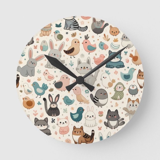 A gift full of sincerity,Pillow Round Clock (Front)