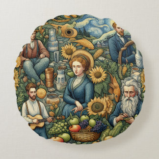 A gift full of sincerity,Pillow Round Cushion