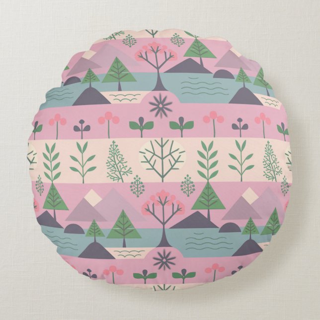A gift full of sincerity,Pillow Round Cushion (Front)