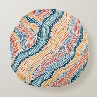 A gift full of sincerity round cushion