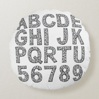 A gift full of sincerity round cushion