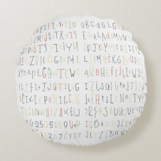 A gift full of sincerity round cushion