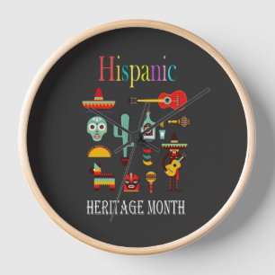 A gift idea to celebrate National Hispanic Heritag Clock