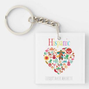 A gift idea to celebrate National Hispanic Heritag Key Ring