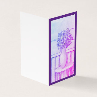 A Gift of Flowers - puple