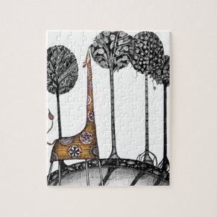 A giraffe named Kennett Jigsaw Puzzle