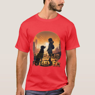 A Girl and Her dog Friends Forever friends T-Shirt