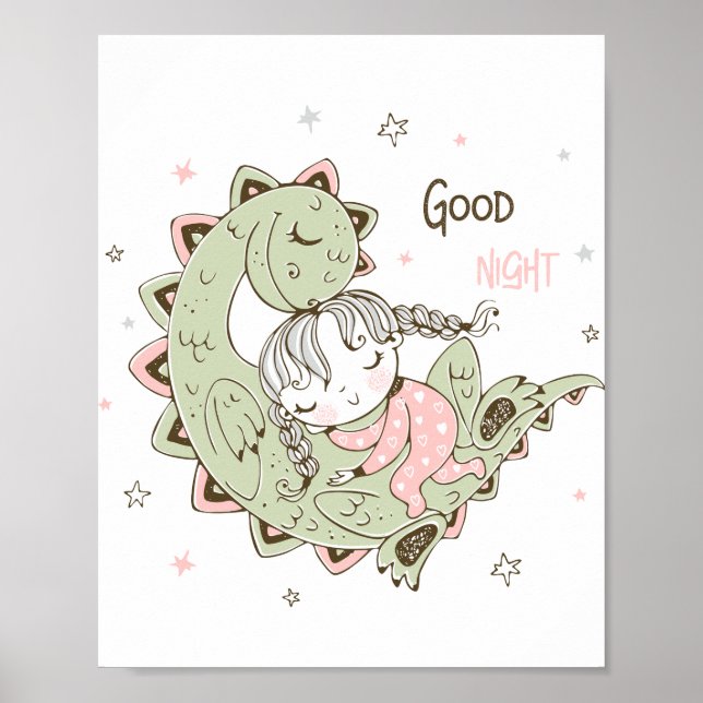 A Girl and Her Dragon Poster (Front)