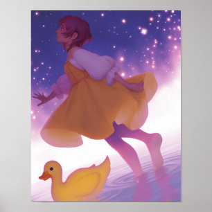 A Girl and her Duck Poster