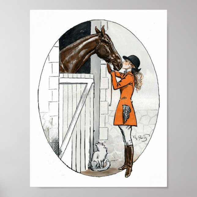 A Girl and Her Horse Poster (Front)