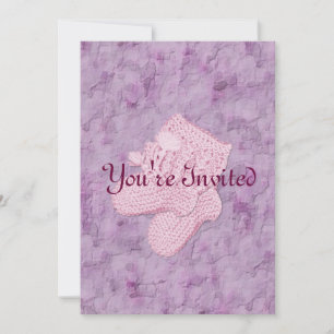 A Girl Baby Shower Invitations