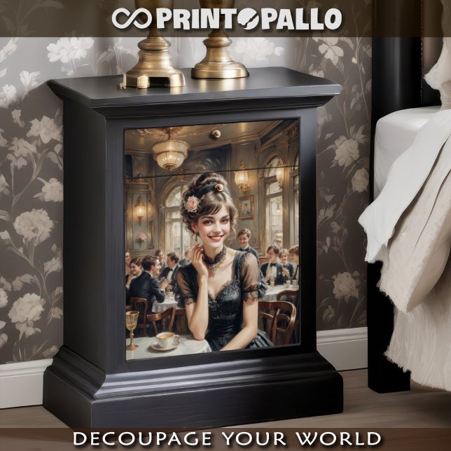 A girl in a 1920's party tissue paper (Creator Uploaded)