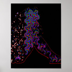 A Girl in Distress Wall Poster Art