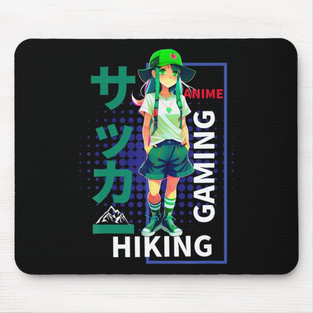 A Girl Who Loves Anime Mouse Mat (Front)