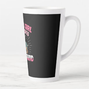 A Girl Who Loves Dachshund Latte Mug