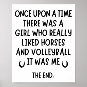 A girl who really liked Volleyball and Horses. Poster