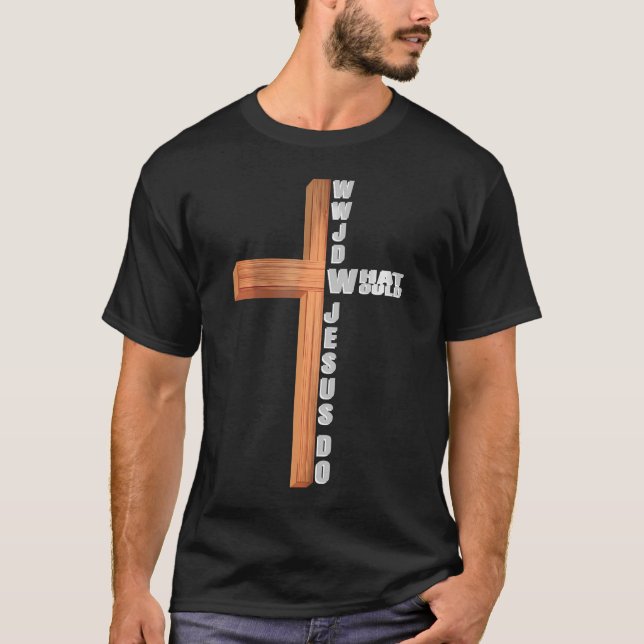 A Girl Who Runs On Jesus And Donkeys Leopard Chris T-Shirt (Front)