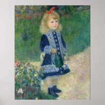 A Girl with a Watering Can (1876) | Auguste Renoir