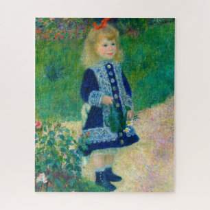 A Girl with a Watering Can by Pierre Renoir Jigsaw Puzzle