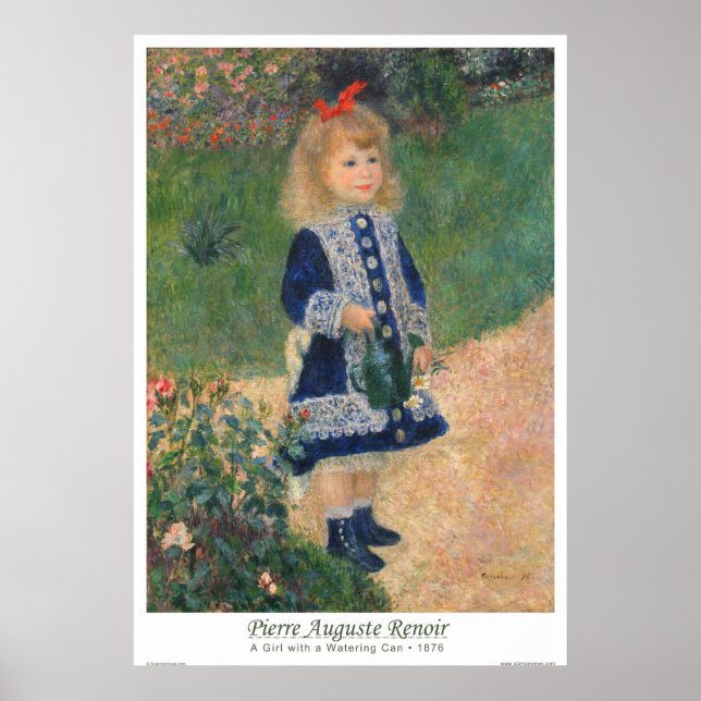 A Girl with a Watering Can Poster (Front)