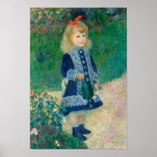 A Girl With A Watering Can Poster