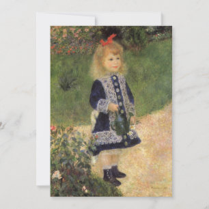 A Girl with Watering Can by Pierre Renoir