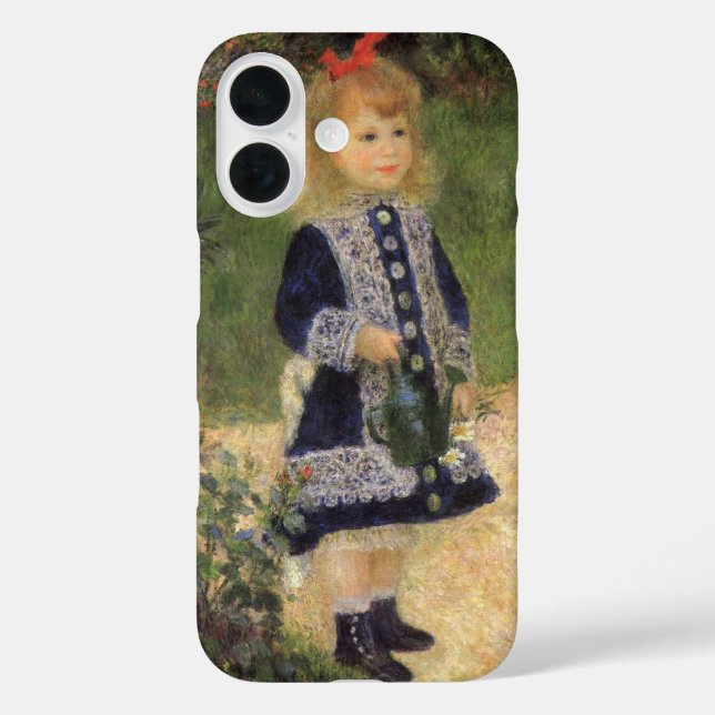 A Girl with Watering Can by Pierre Renoir Case-Mate iPhone Case (Back)